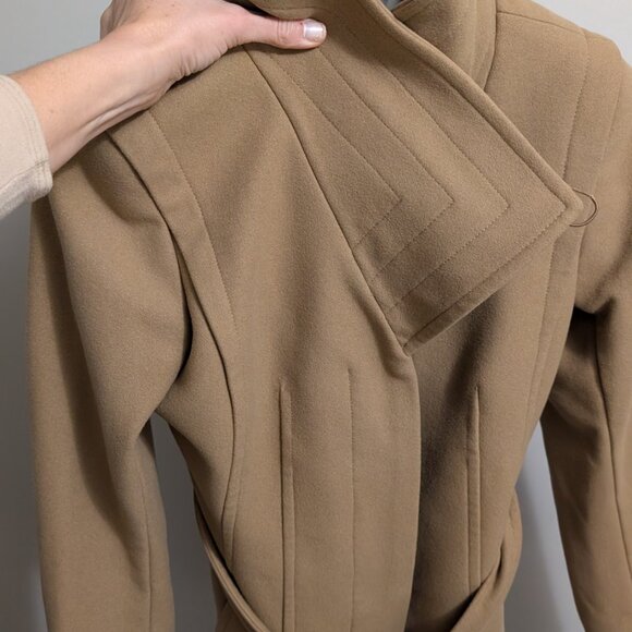 Aritzia Tan Belted Coat - Picture 4 of 6